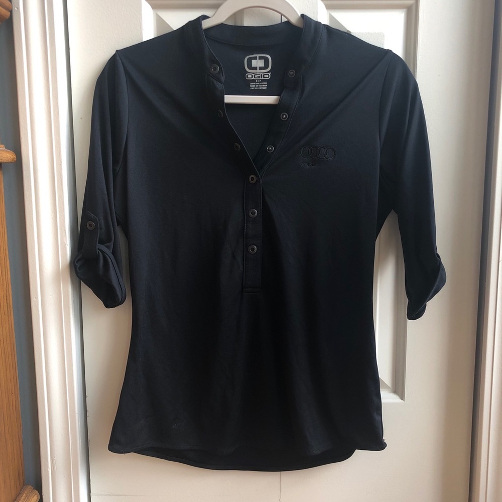 Audi branded black 3/4 shirt